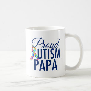 Caneca De Café Papá orgulhosa do autismo
