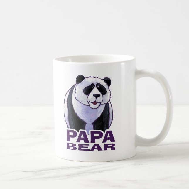 Caneca De Café Papa Panda Bear (Direita)