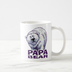 Caneca De Café Papa Polar Bear