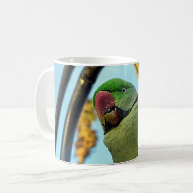 Caneca De Café Papagaio (Frente Esquerda)