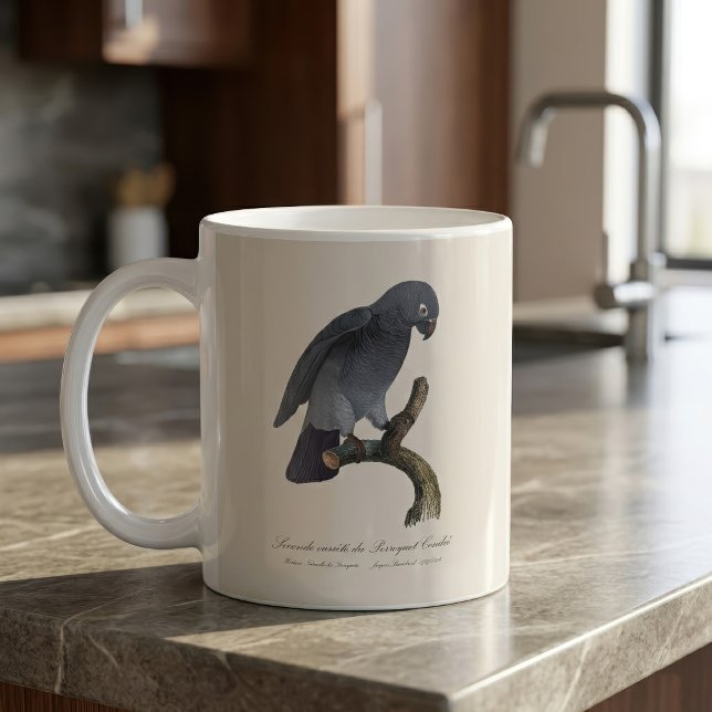 Caneca De Café Papagaio-Cinzento-de-Timneh, Psittacus Timneh (Timneh African Grey Parrot, Psittacus Timneh. Coffee Mug)