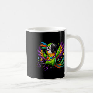 Caneca De Café Papagaio de Mardi Gras - Pássaro de Festa Festivo