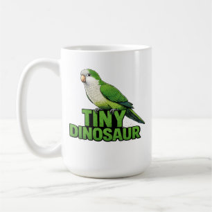 Caneca De Café Papagaio Quaker Dinossauro Pequeno