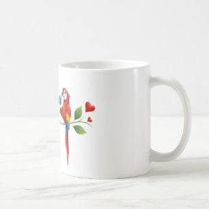 Caneca De Café Papagaios