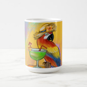 Caneca De Café Papagaios de Festa