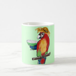 Caneca De Café Papagaios de Margarita