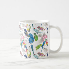 Caneca De Café Papagaios e 'Toos