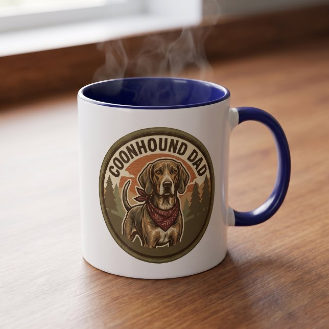 Caneca de Café Papai Coonhound | Presente para Pap (Criador carregado)