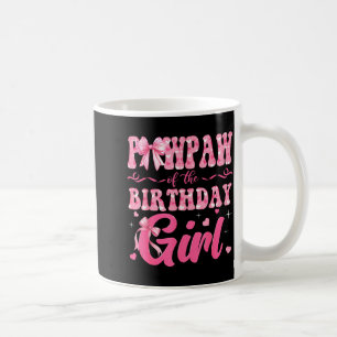Caneca De Café Papai da Família da Menina de Aniversário Nk Laço