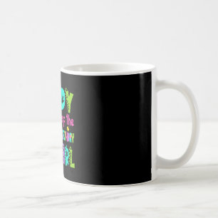 Caneca De Café Papai do dinossauro saurus rex da menina aniversar