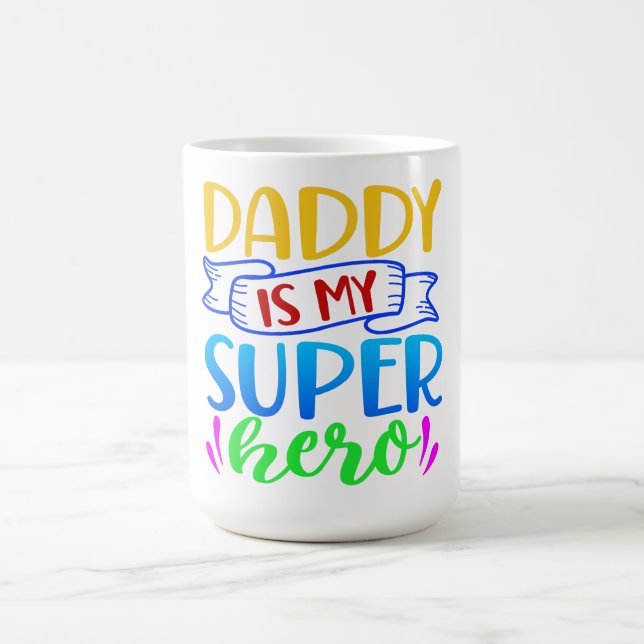 Caneca De Café Papai é Meu Super-Herói (Centro)