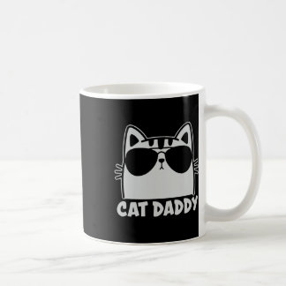 Caneca De Café Papai Gato Legal Óculos de Sol Presente Divertido