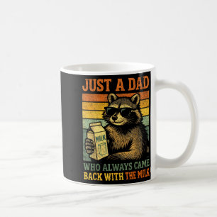 Caneca De Café Papai Mapache Um Pai Que Voltou Com O Leite