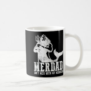 Caneca De Café Papai Mergulho Não Brinque Com Minha Sereia Nova F