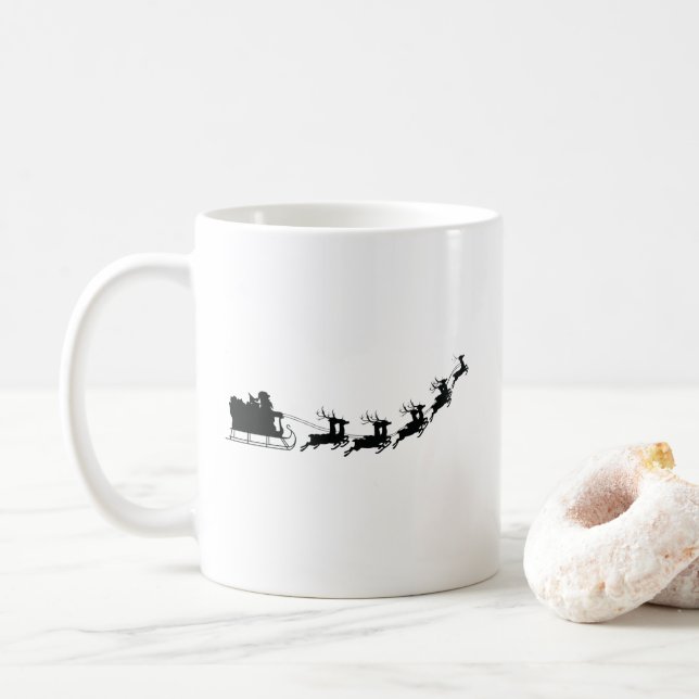 Caneca De Café Papai Noel  (Com Donut)