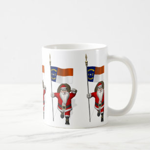 Caneca De Café Papai Noel, Alferes Da Carolina Do Norte