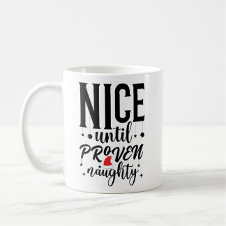 Caneca De Café Papai Noel Bonzinho Até Provar o Contrário