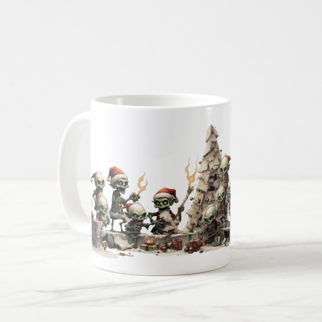 Caneca De Café Papai noel-chefe (Frente Esquerda)