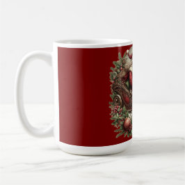 Caneca De Café Papai Noel com trenó e cavalo