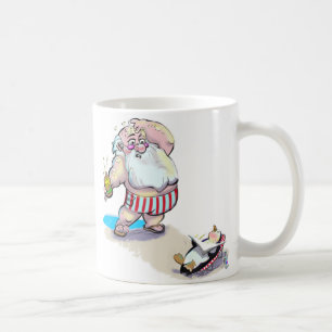 Caneca De Café papai noel da protecção solar