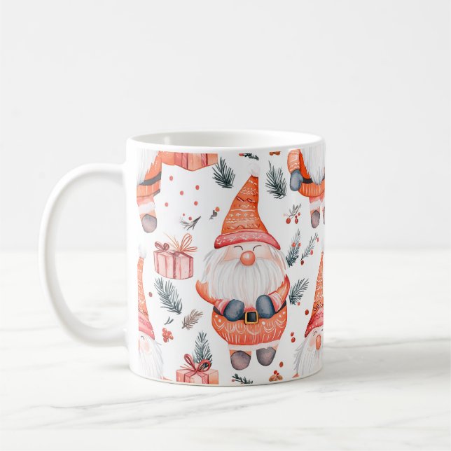 Caneca De Café Papai Noel de Natal (Esquerda)