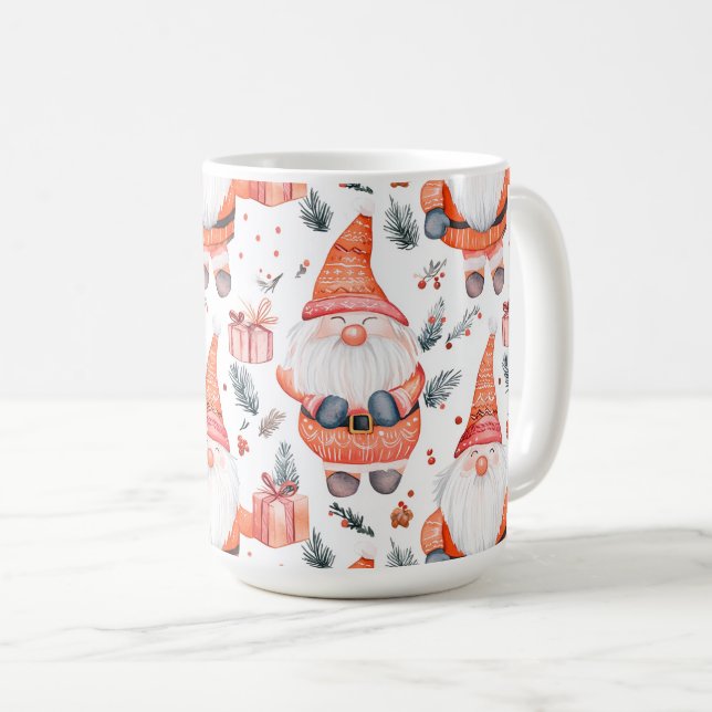 Caneca De Café Papai Noel de Natal (Frente Esquerda)