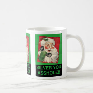 Caneca De Café Papai noel de prata