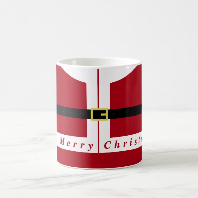Caneca De Café Papai noel de presente de Natal Engraçado (Centro)