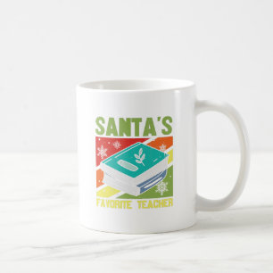 Caneca De Café Papai noel de professor favorito
