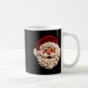 Caneca De Café Papai Noel Engraçado Crochê Natal Xmas Pijama H