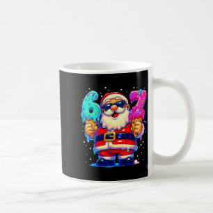 Caneca De Café Papai Noel Engraçado Diz Seis Sete 67 Meme Natal X