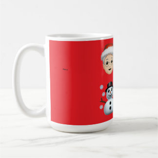 Caneca De Café Papai Noel está na cidade