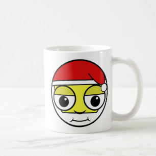 Caneca De Café Papai Noel Face Café de Natal