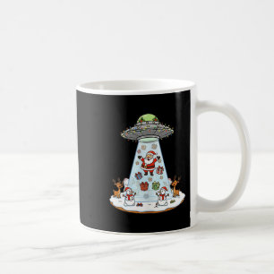 Caneca De Café Papai Noel Fofinho Entrega Ovni Rena Feliz Homem d