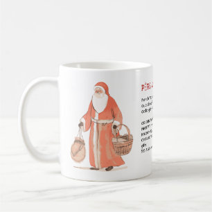 Caneca De Café Papai Noel francês Pai Natal Dicionário