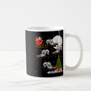 Caneca De Café Papai Noel Gambá Trenó Voador Divertido Mágico Nat