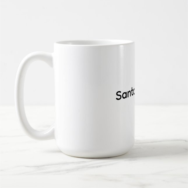 Caneca De Café Papai Noel Ginásio  (Esquerda)