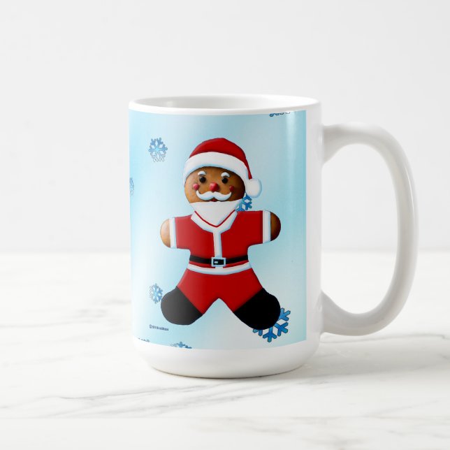 Caneca De Café Papai noel Gingerbird Man (Direita)