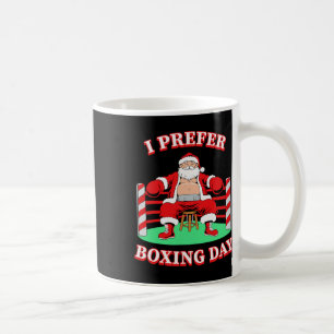 Caneca De Café Papai Noel I Prefere Grupo de Boxing Correspondend