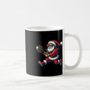 Caneca De Café Papai Noel Jogando Tênis Jogo Raquete de Tênis Chr