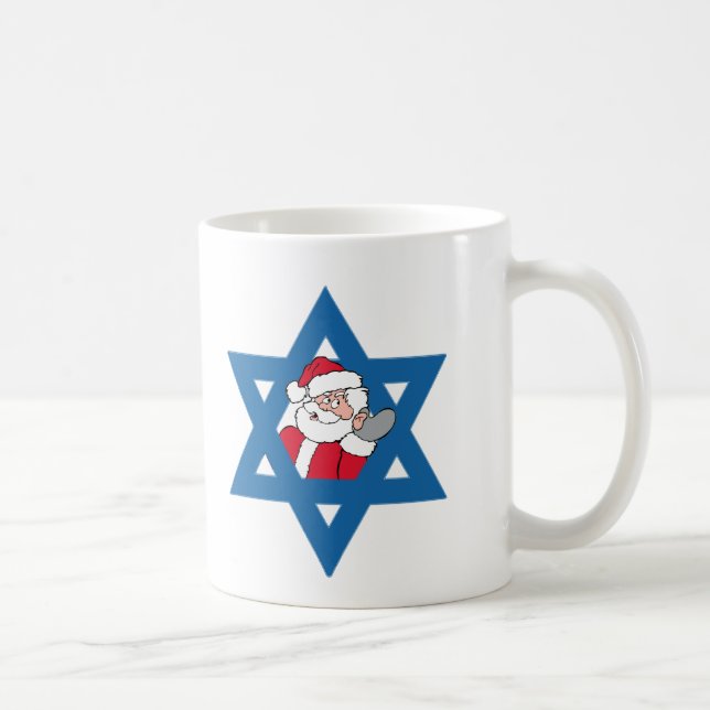 CANECA DE CAFÉ PAPAI NOEL JUDAICO (Direita)