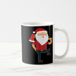 Caneca De Café Papai Noel Lenhador Fofo Chapéu de Natal Engraçado