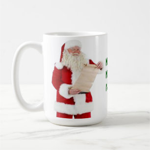 Caneca De Café Papai noel Naughty Mug