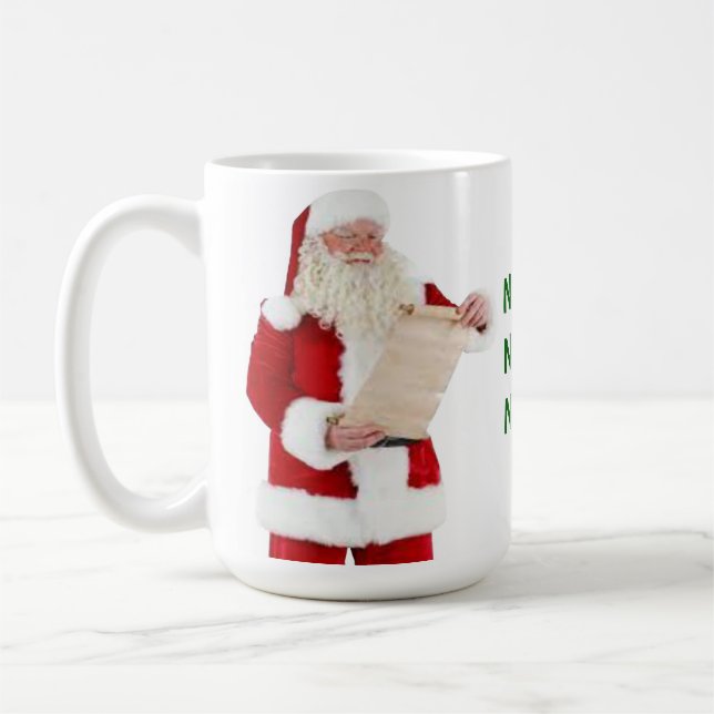 Caneca De Café Papai noel Naughty Mug (Esquerda)