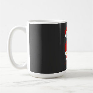 Caneca De Café Papai Noel Pixel Pose