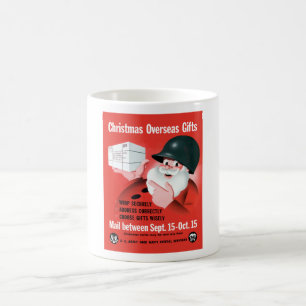 Caneca De Café Papai Noel - presentes ultramarinos do Natal