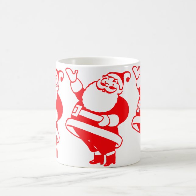 Caneca De Café Papai noel retro (Centro)