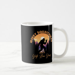 Caneca De Café Papai Noel Sasquatch Yeti Feliz Squatchmas Bigfoot