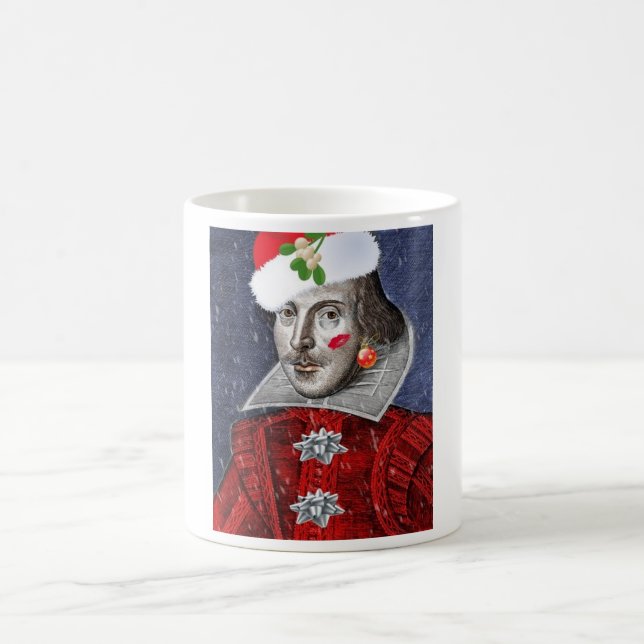 Caneca De Café Papai noel Shakespeare (Centro)