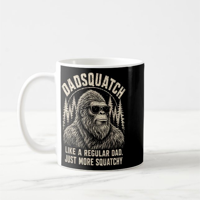 Caneca De Café Papai Pé Grande Como Um Pai Normal Mais (Esquerda)